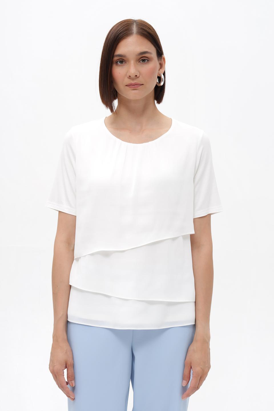 Блузка Frank Walder с многослойным верхом