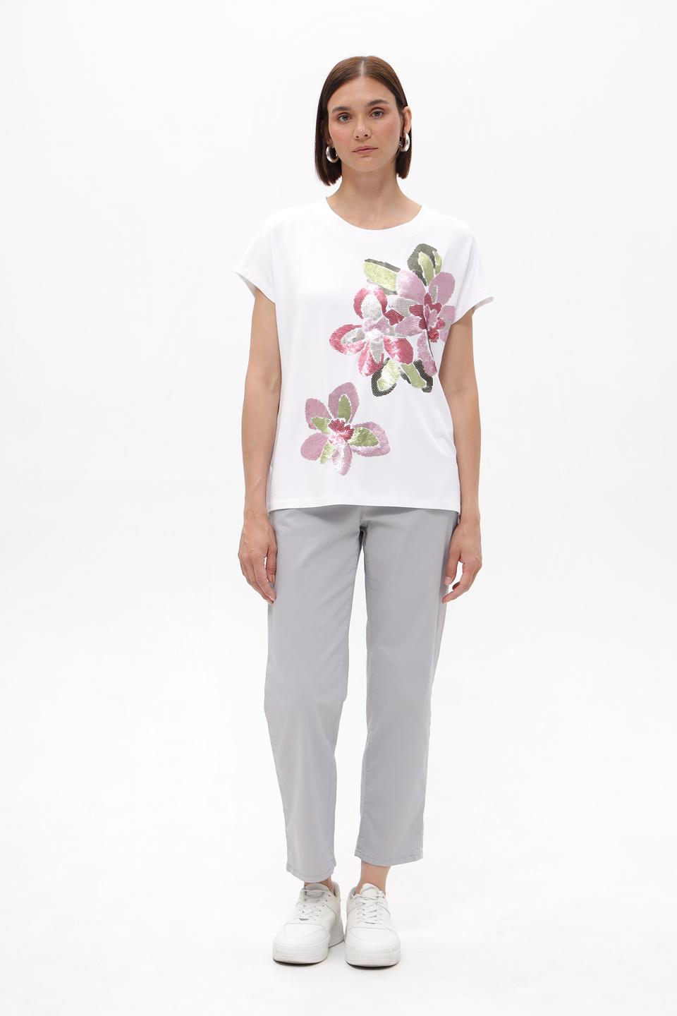 Футболка Bianca с цветами