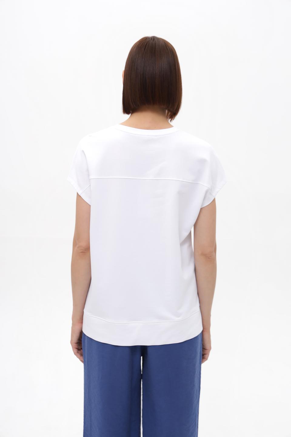 Футболка Lecomte с принтом