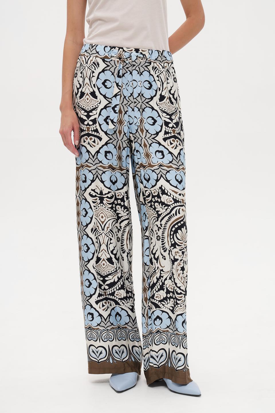 Брюки Monari с цветочным принтом