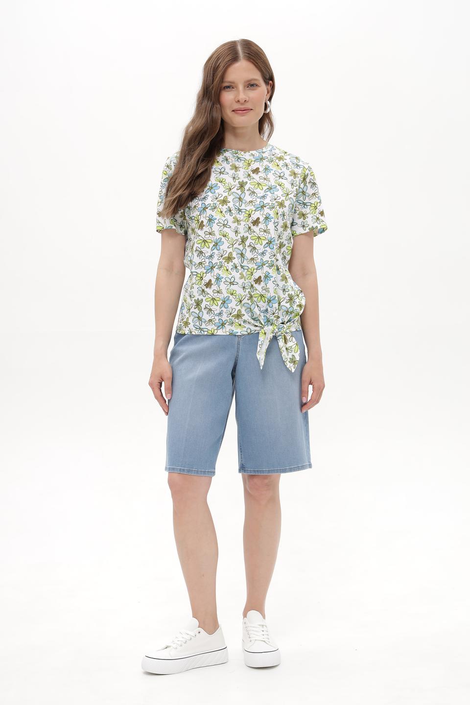 Блузка Tom Tailor с цветочным принтом