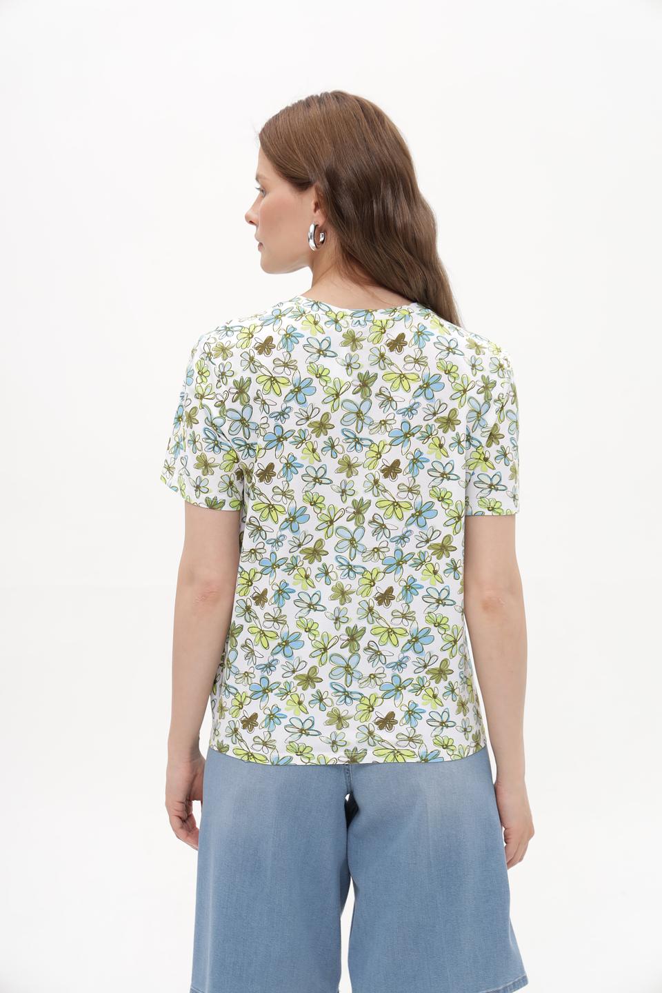 Блузка Tom Tailor с цветочным принтом