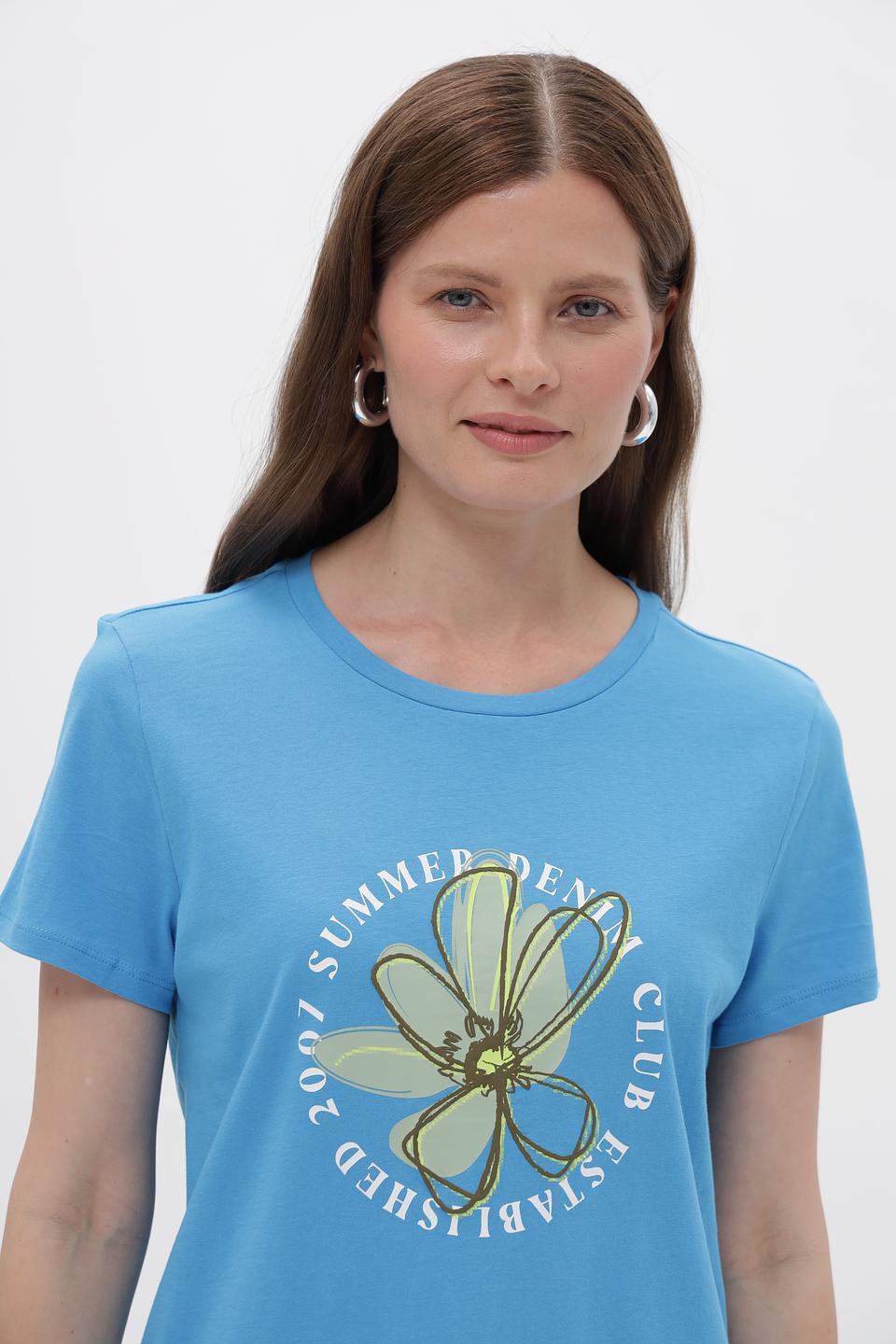 Футболка Tom Tailor denim с принтом