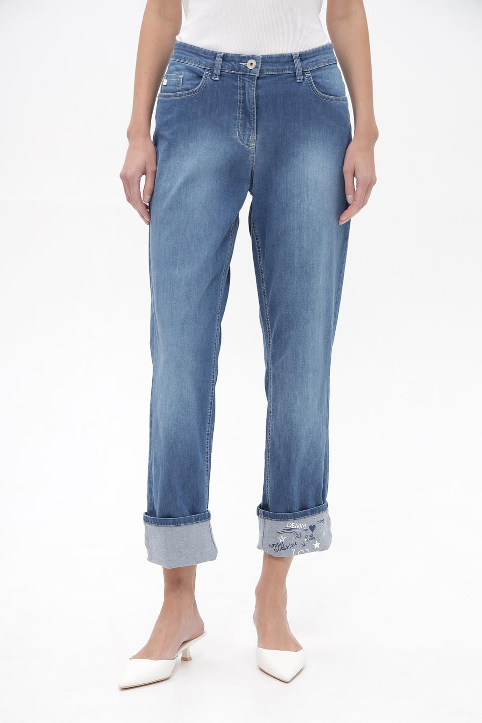 Джинсы Ppep. с вышивкой