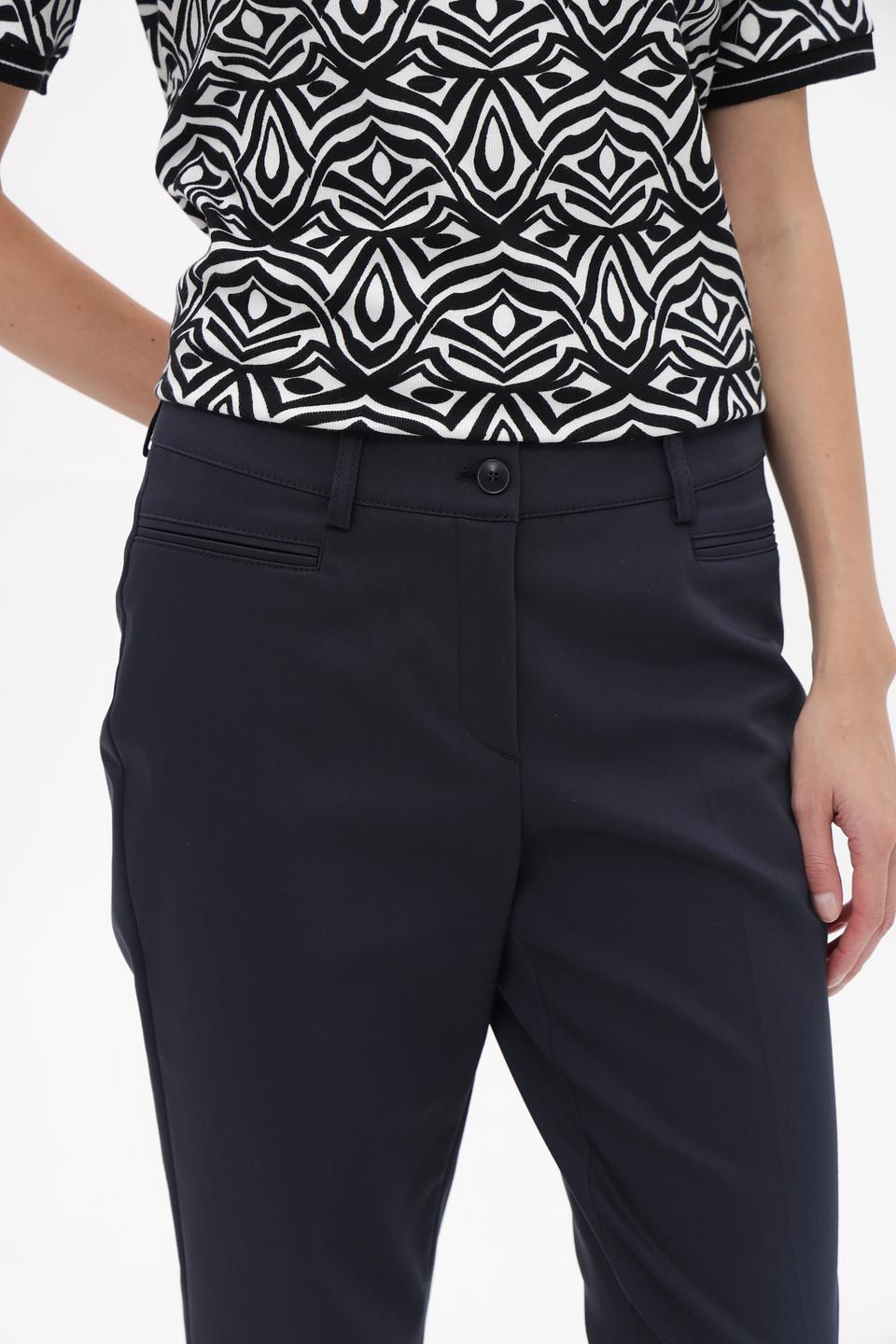 Брюки укороченные Gardeur темно-синие