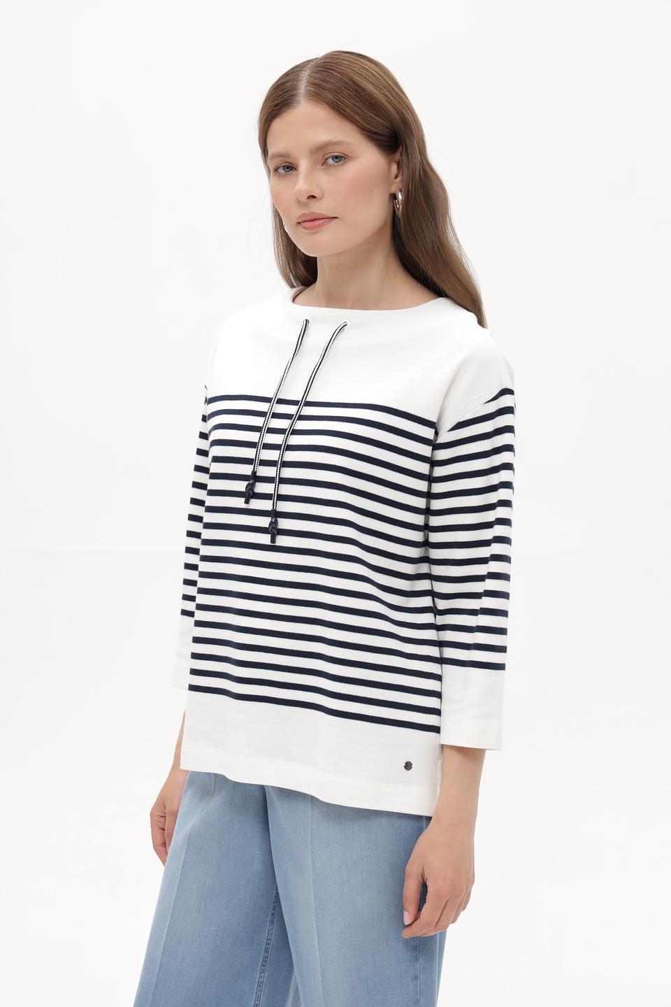 Пуловер Betty and Co в полоску