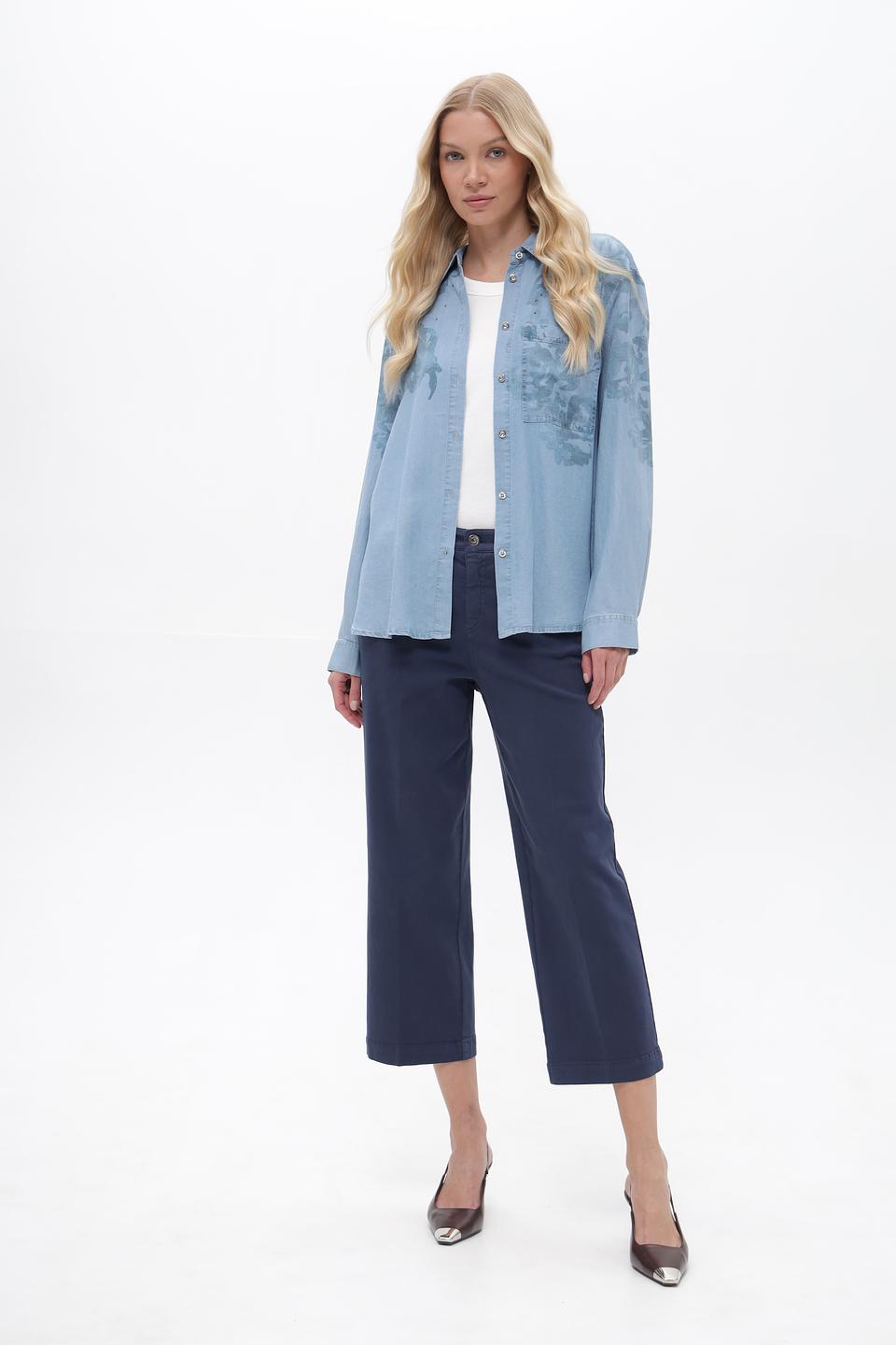 Капри Gardeur тёмно-синие