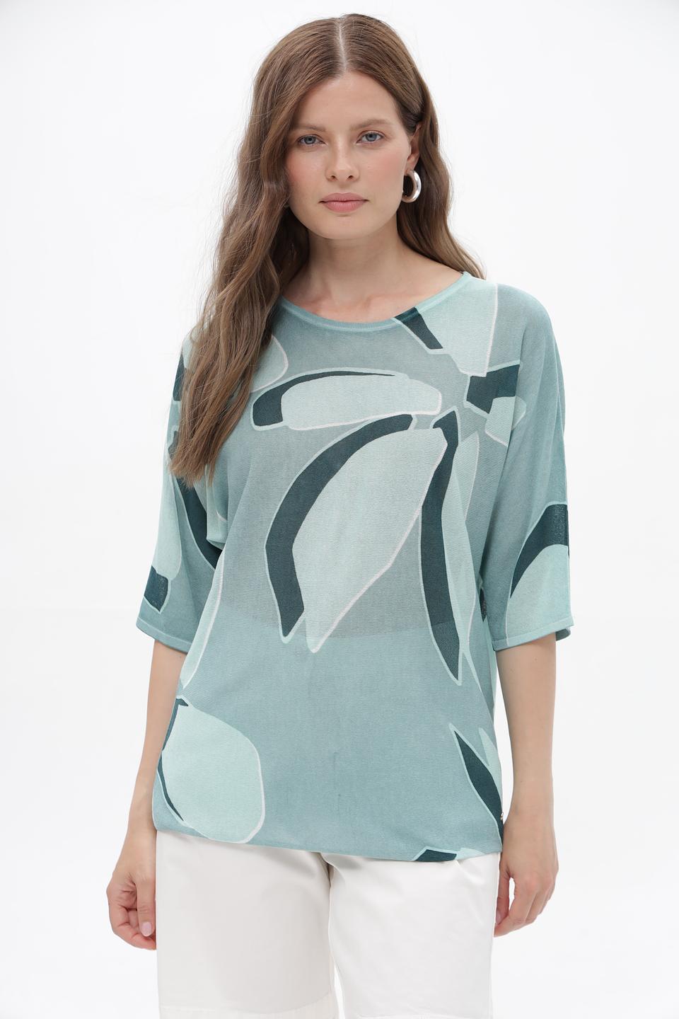 Пуловер Betty and Co с принтом