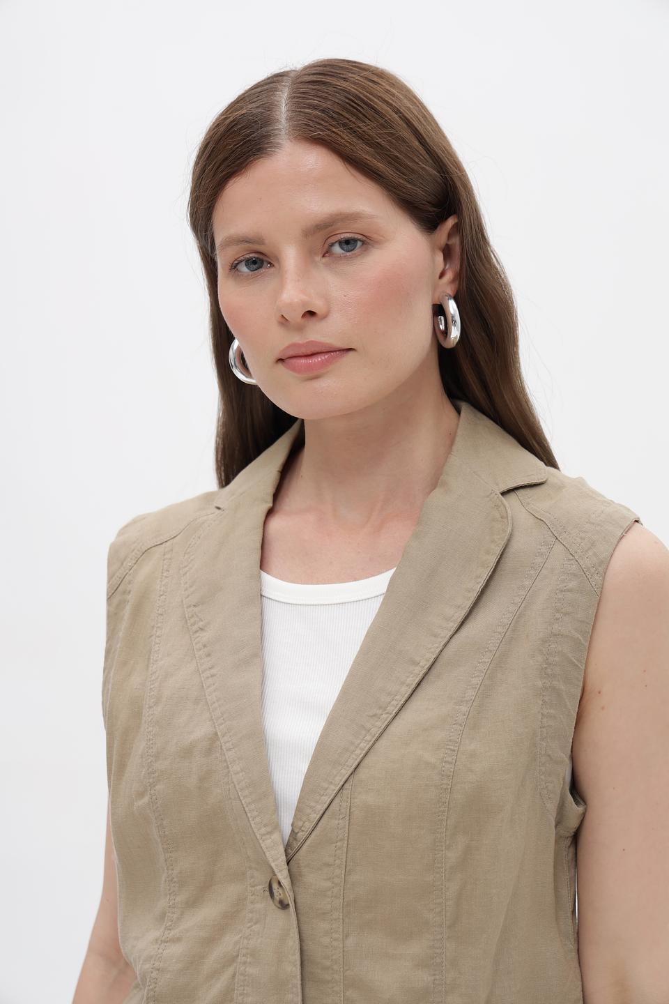 Жилет Lebek льняной