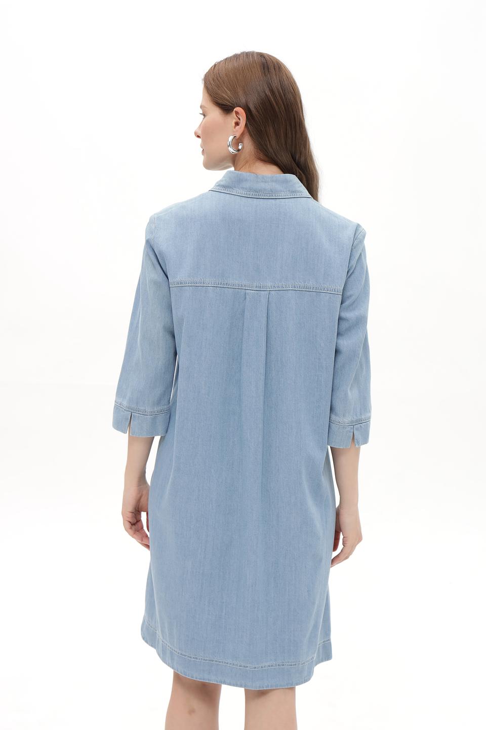 Платье рубашка Betty Barclay голубое