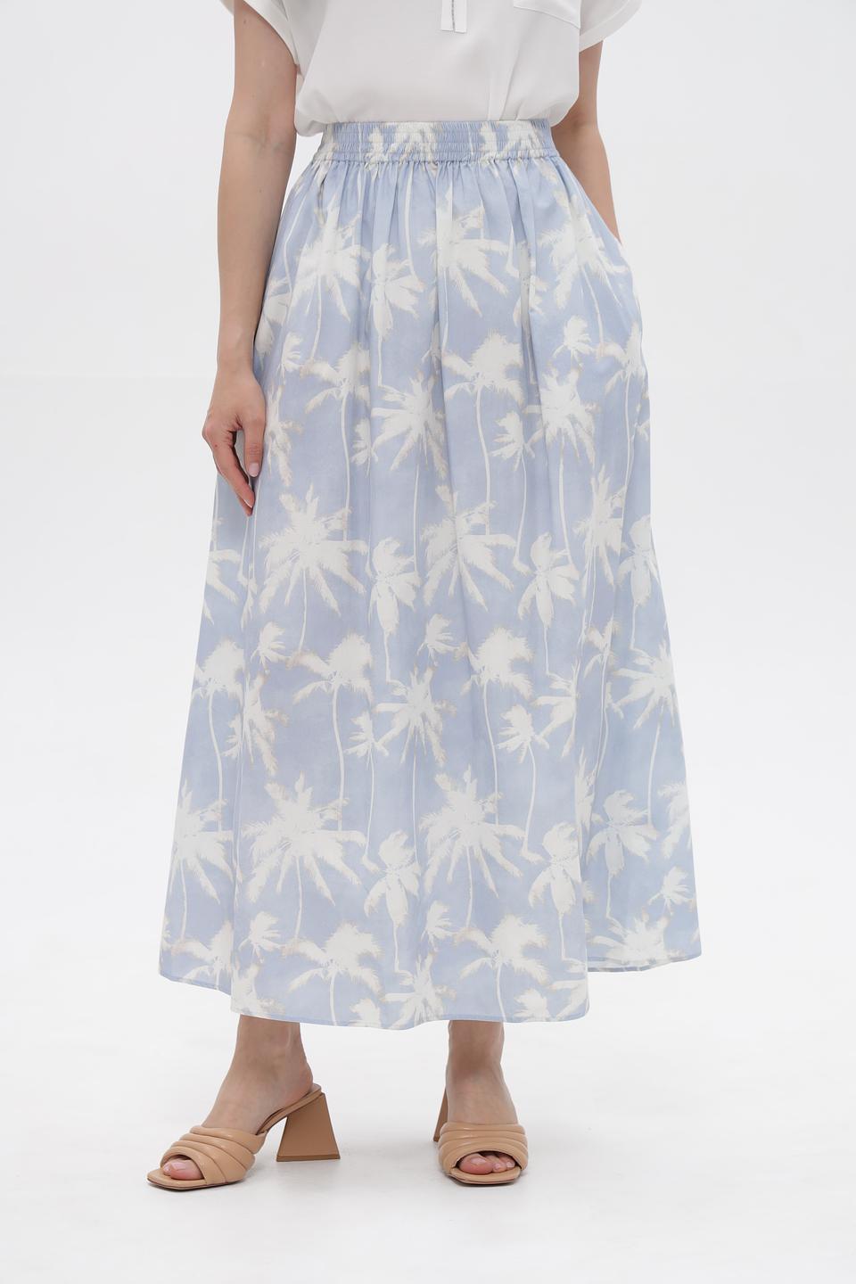 Юбка Oui с принтом пальмы
