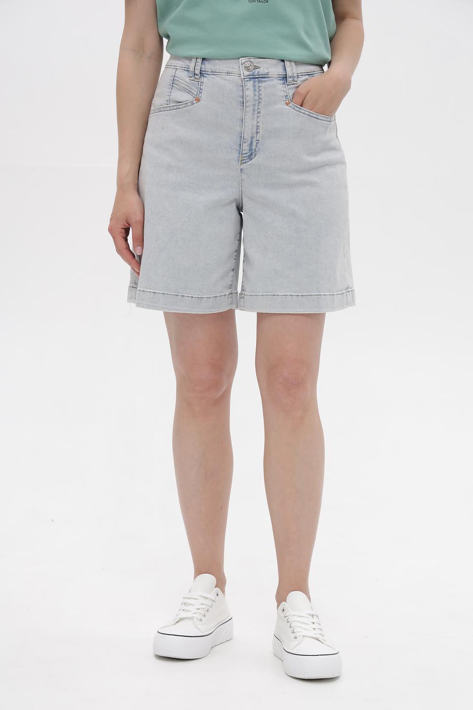 Шорты джинсовые Oui светло-серые