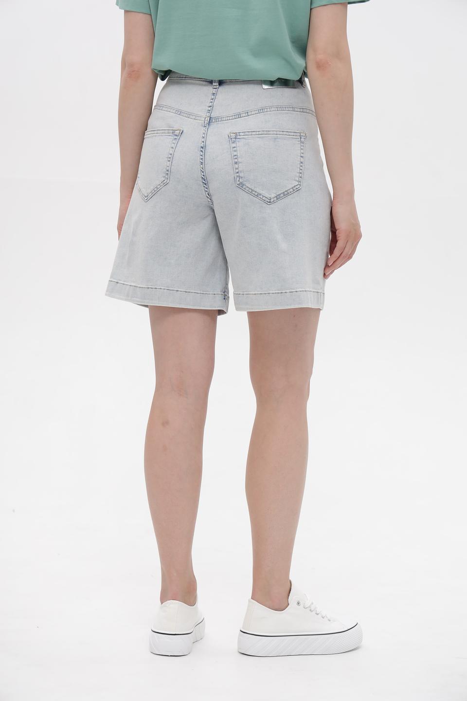 Шорты джинсовые Oui светло-серые