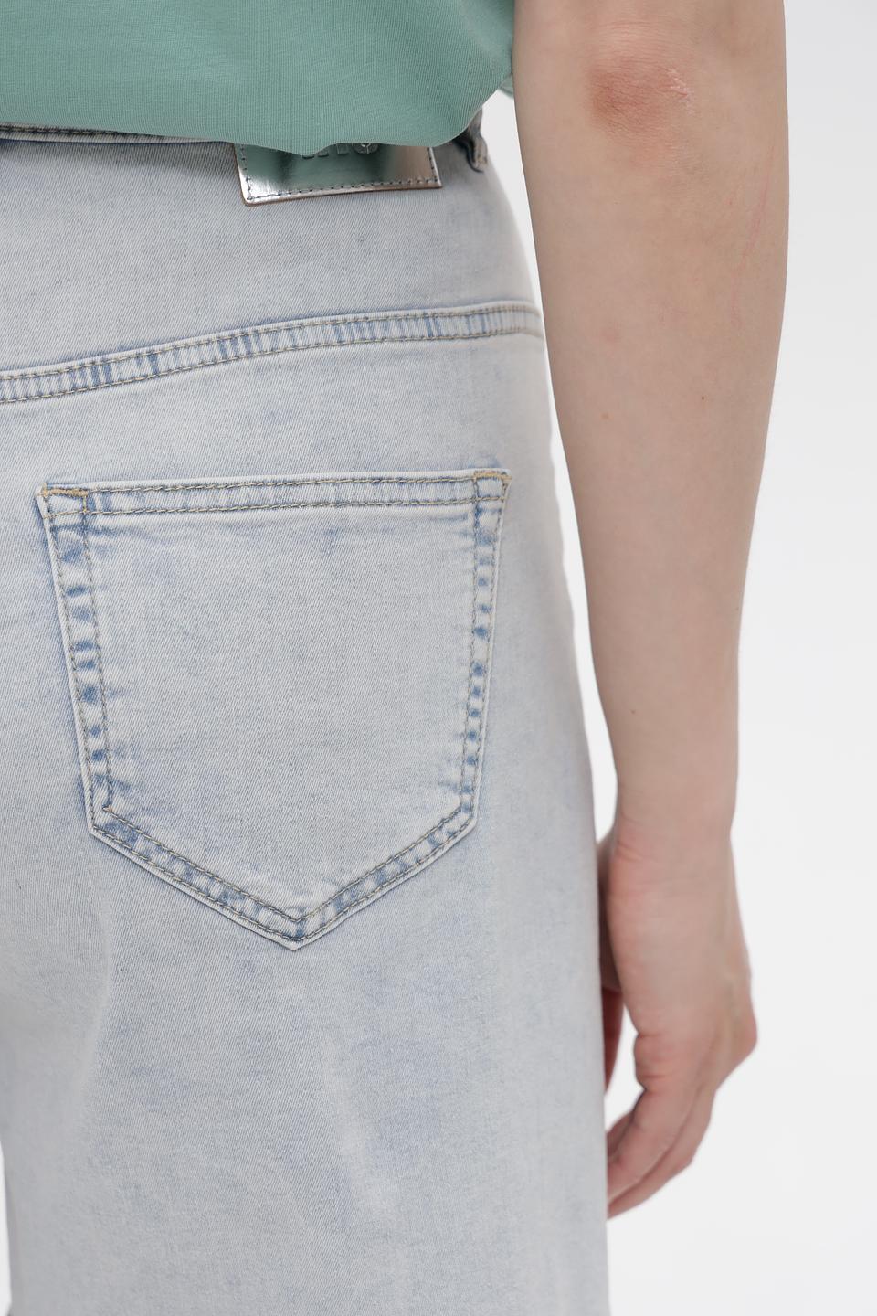 Шорты джинсовые Oui светло-серые