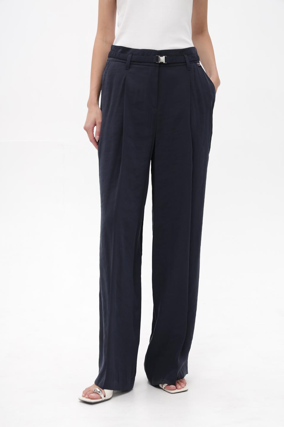 Брюки палаццо Marc Cain темно-синие