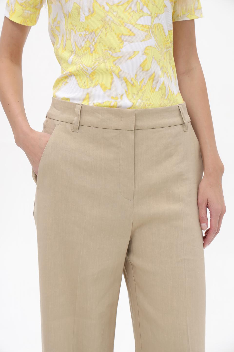 Брюки клеш Marc Cain бежевые