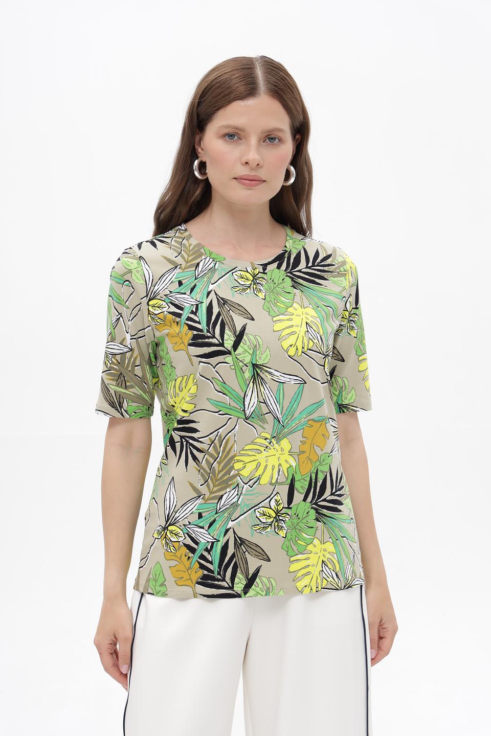 Футболка Betty Barclay с тропическим принтом