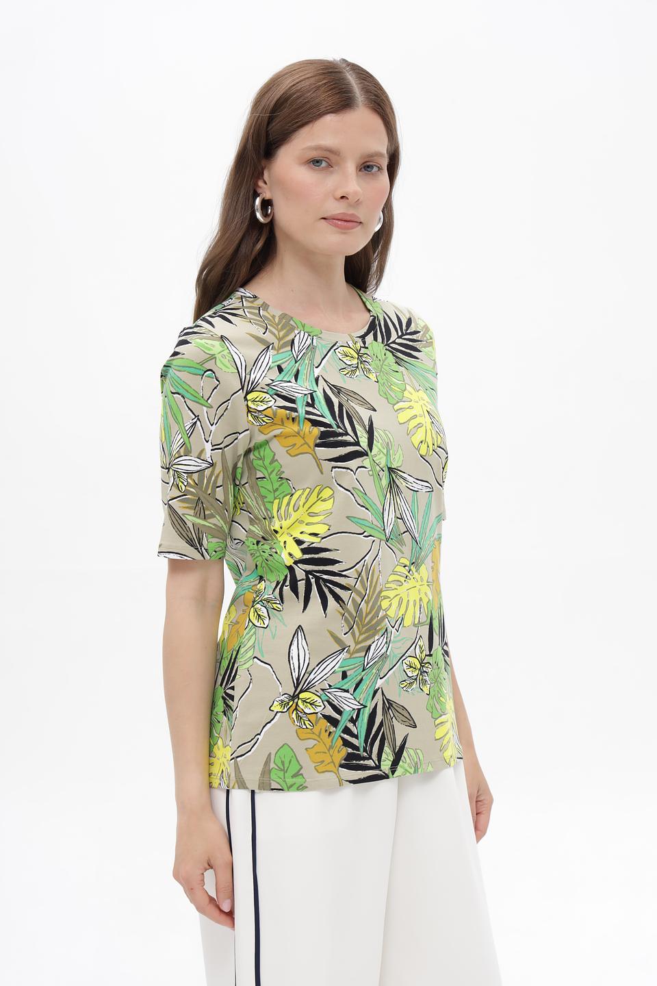 Футболка Betty Barclay с тропическим принтом
