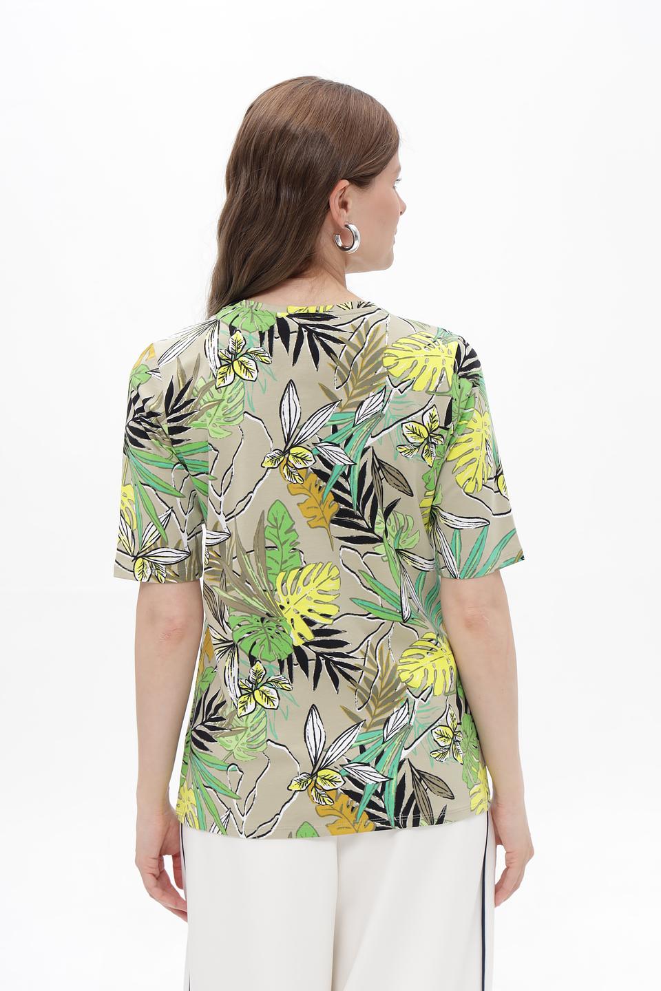 Футболка Betty Barclay с тропическим принтом