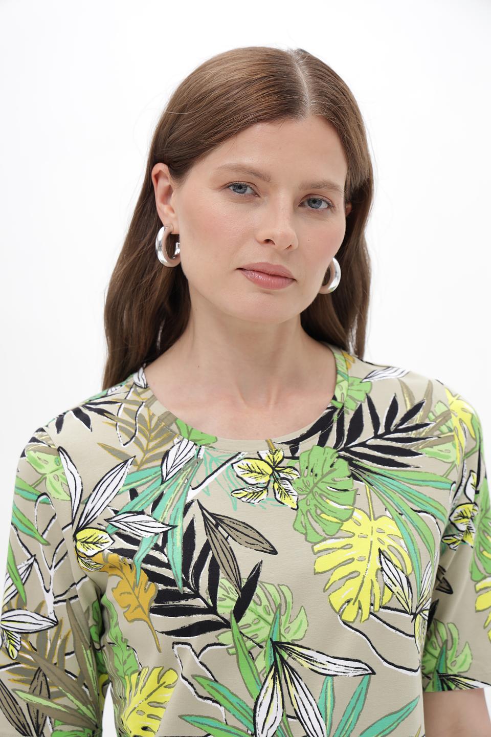Футболка Betty Barclay с тропическим принтом