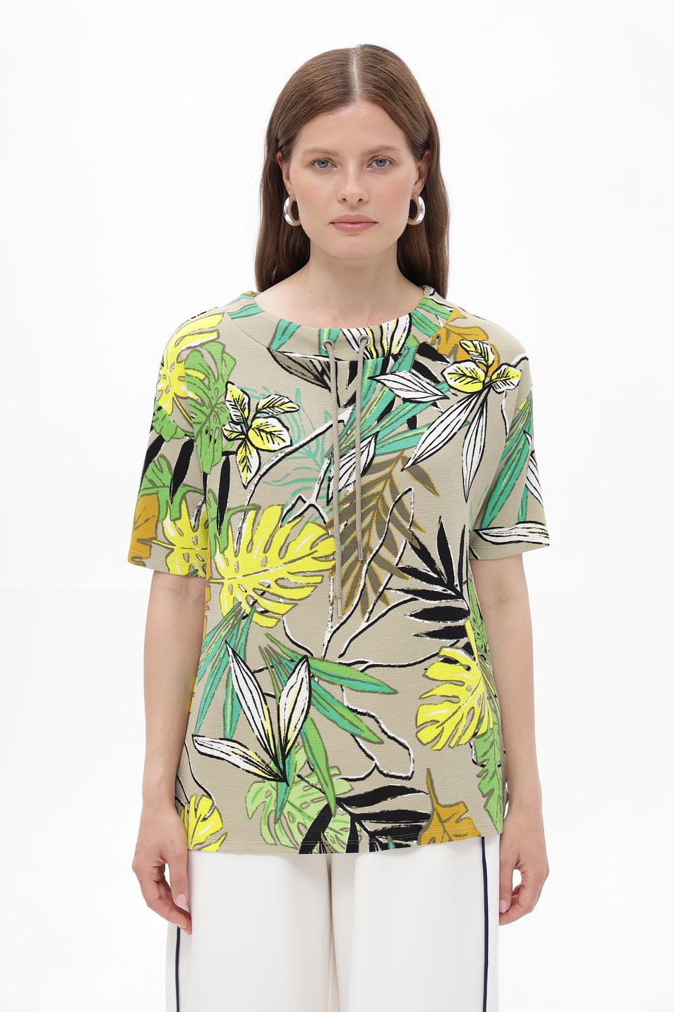 Блуза Betty Barclay с тропическим принтом