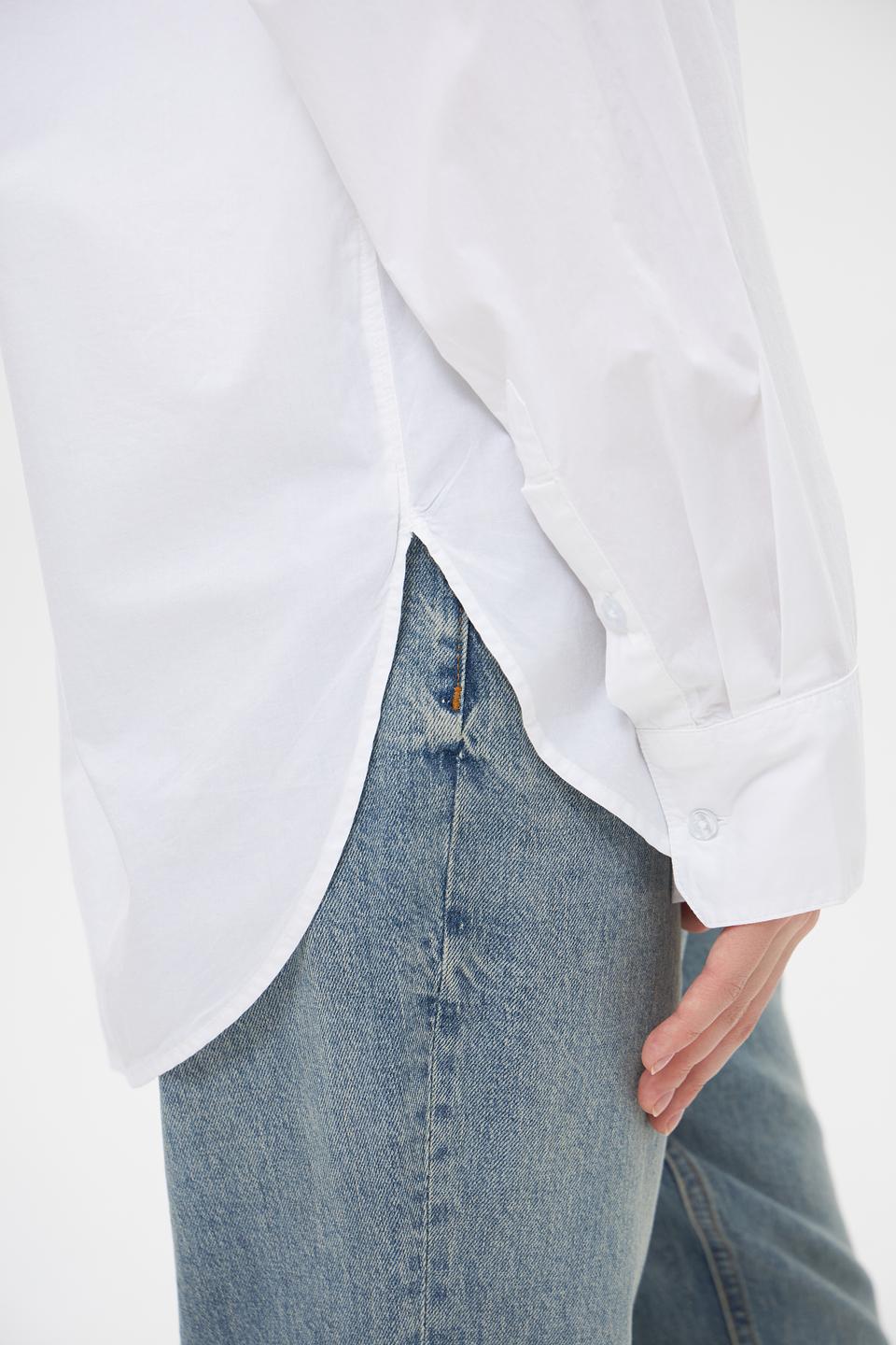 Блузка Tom Tailor оверсайз белая