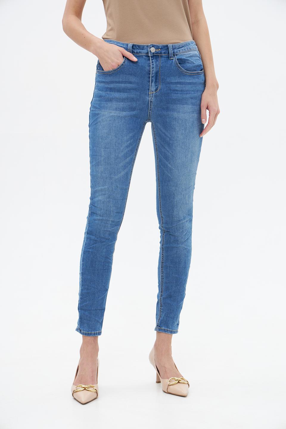 Джинсы скинни Broadway голубые