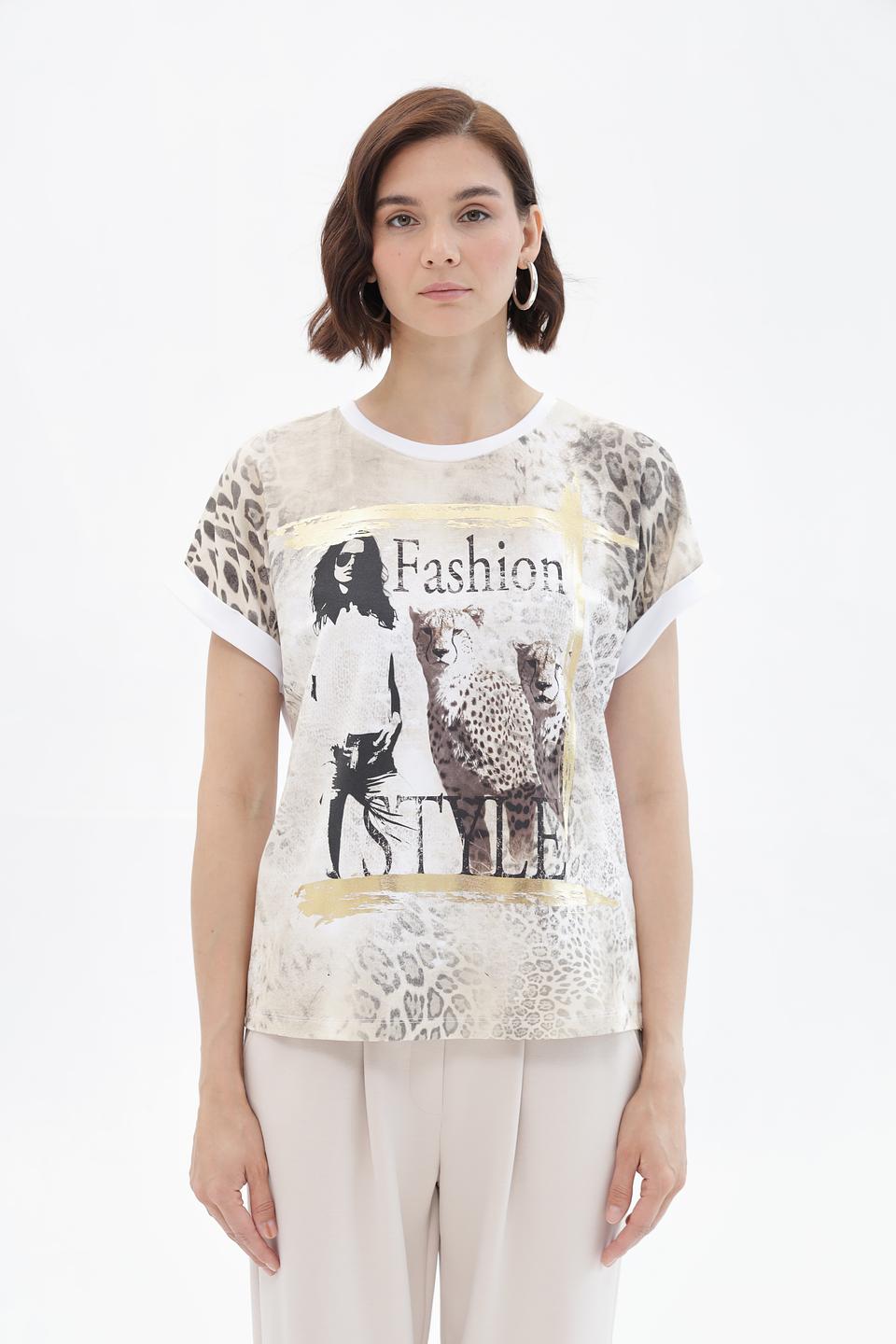 Футболка Passioni с принтом