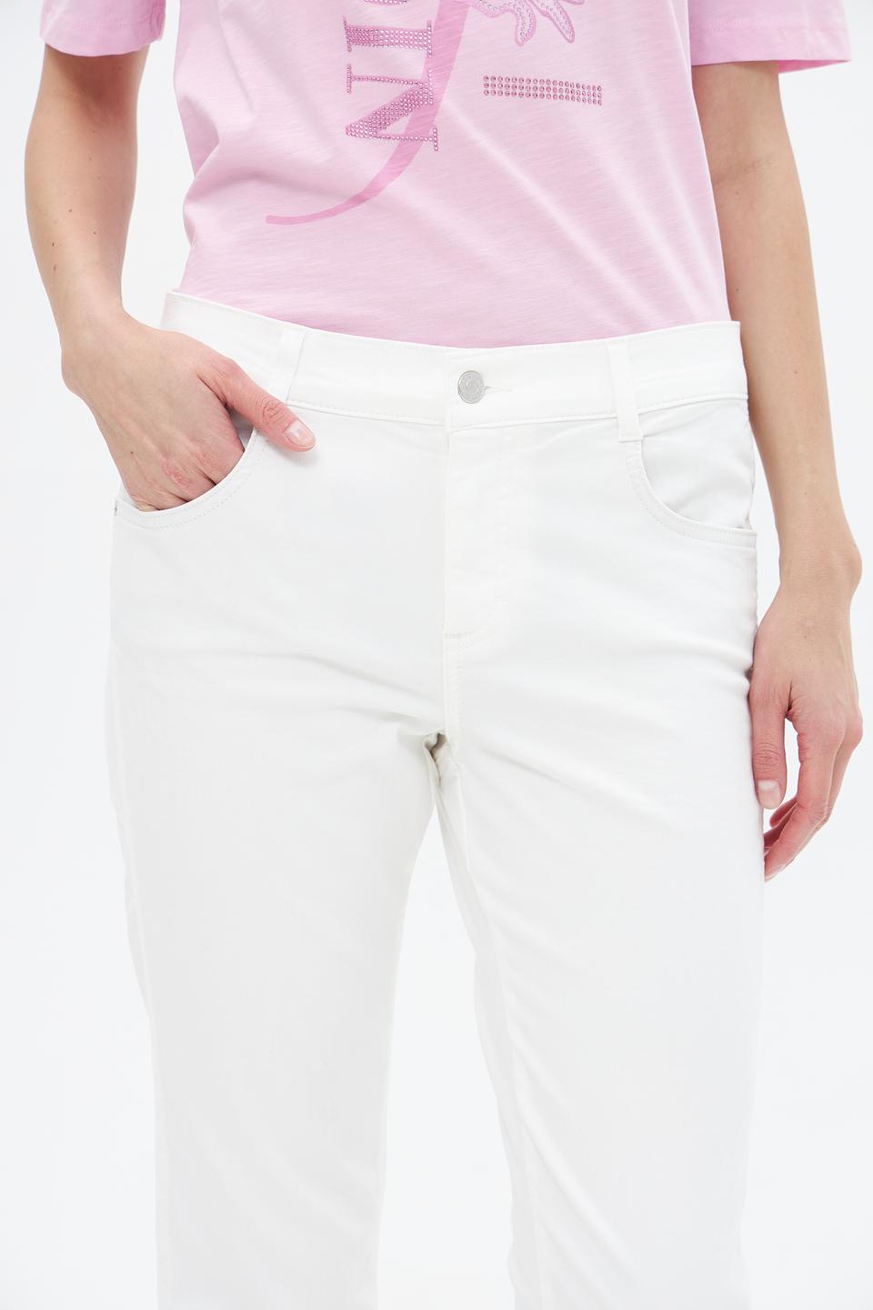 Джинсы Angels укороченные белые