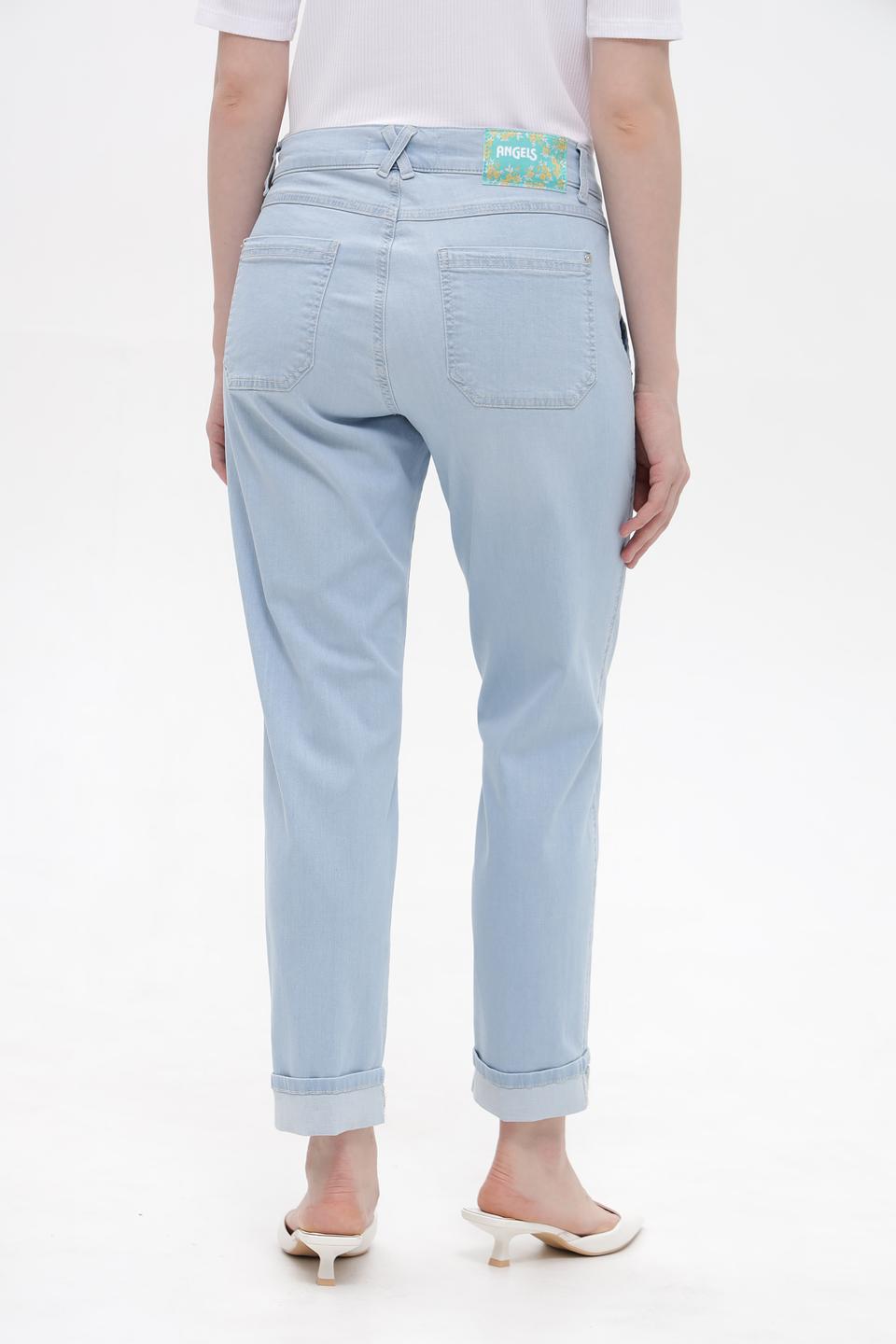 Брюки Angels укороченные светло-голубые