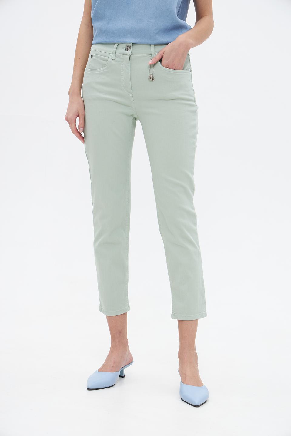 Брюки укороченные Anna Montana мятные
