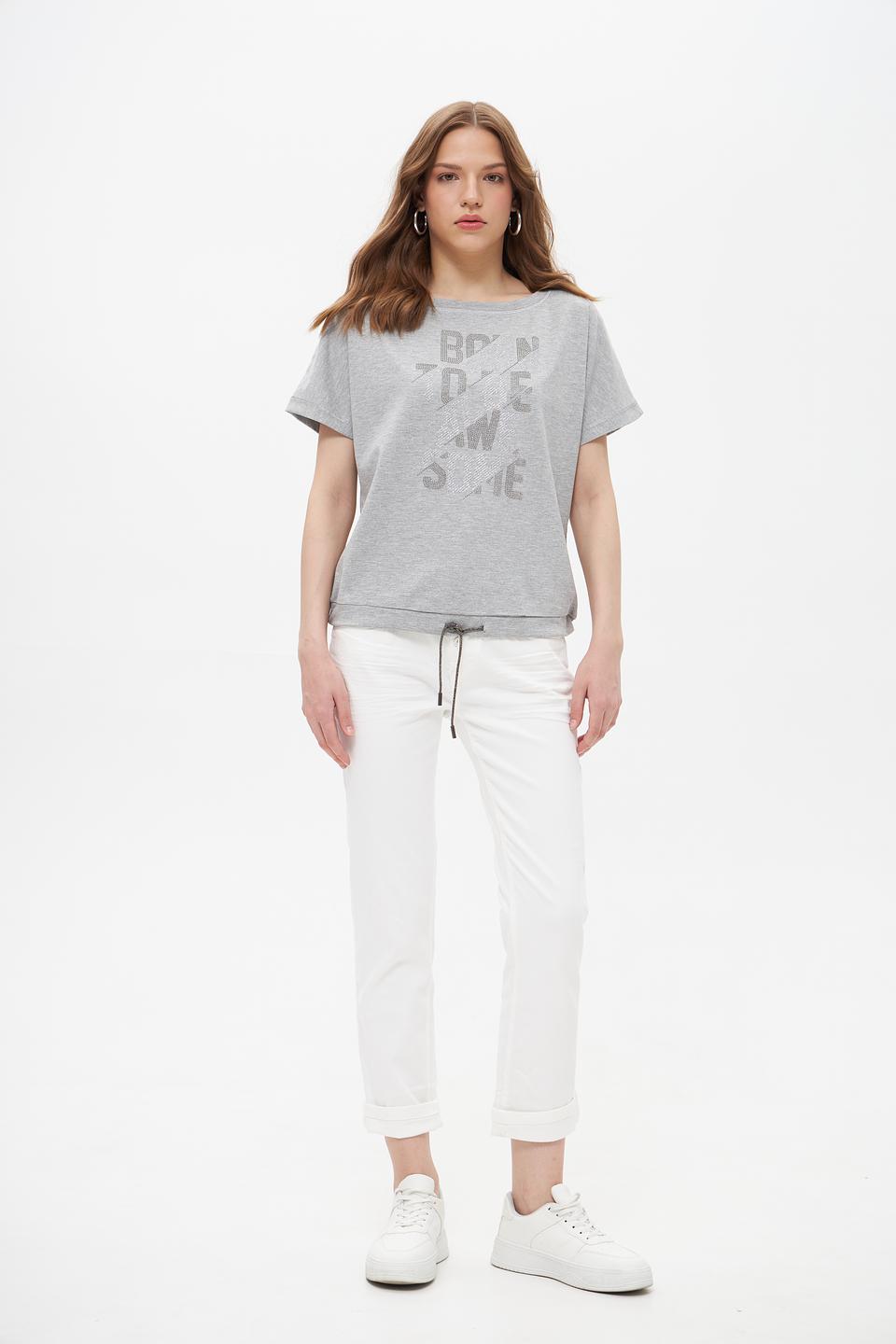 Футболка Suza с кристаллами