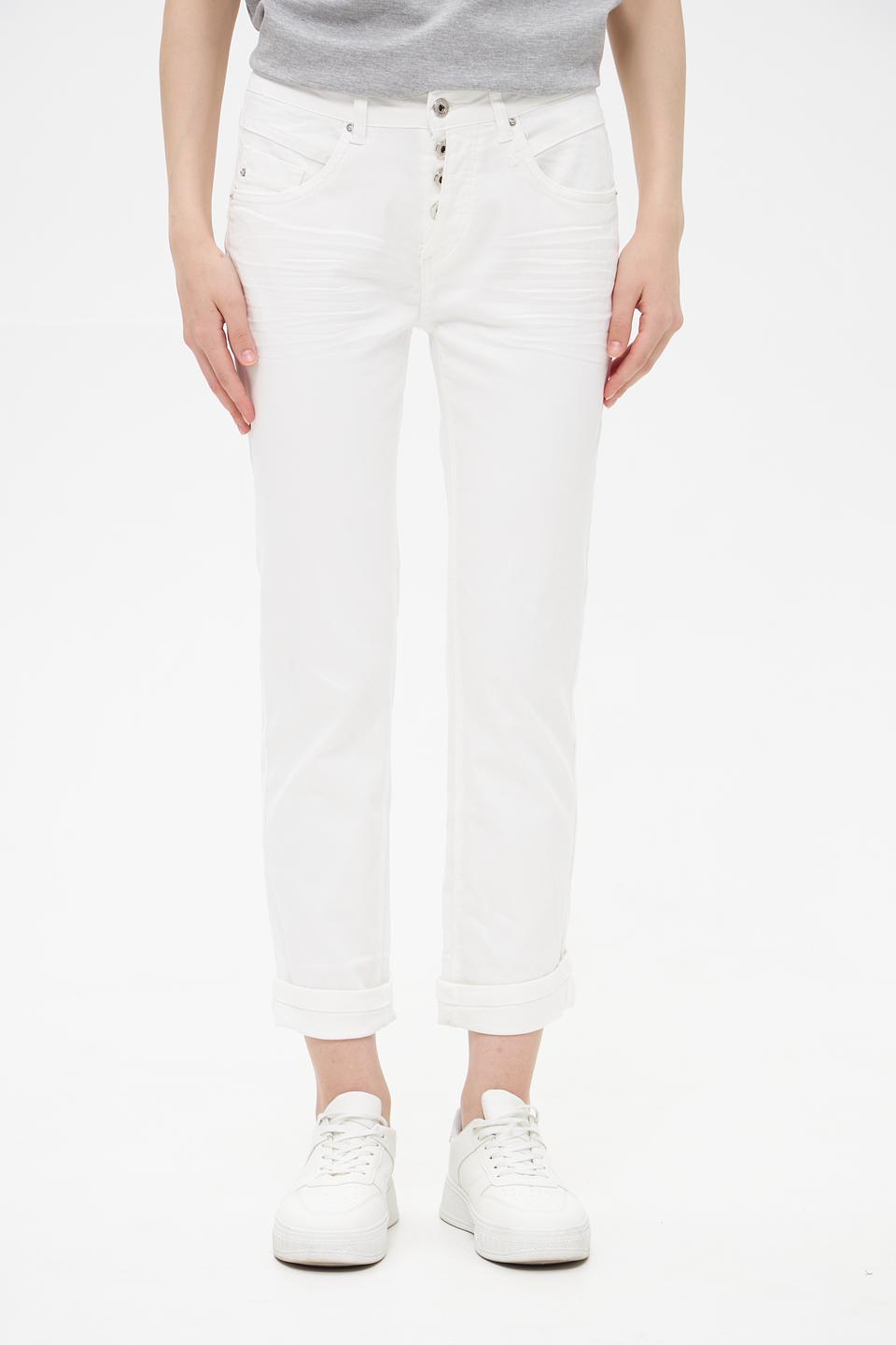 Брюки Suza белые с пуговицами