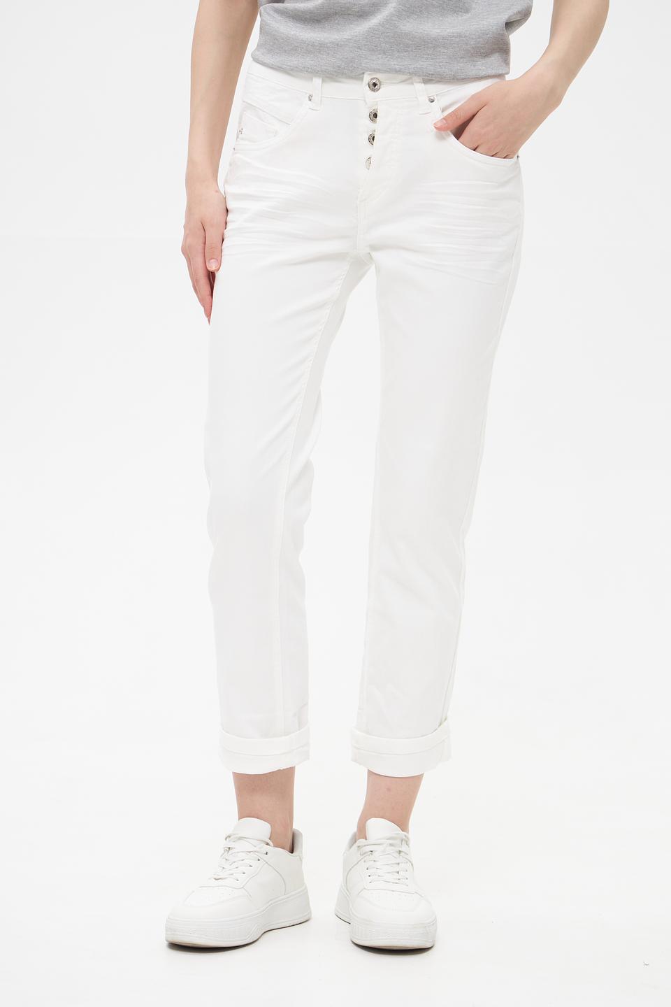 Брюки Suza белые с пуговицами