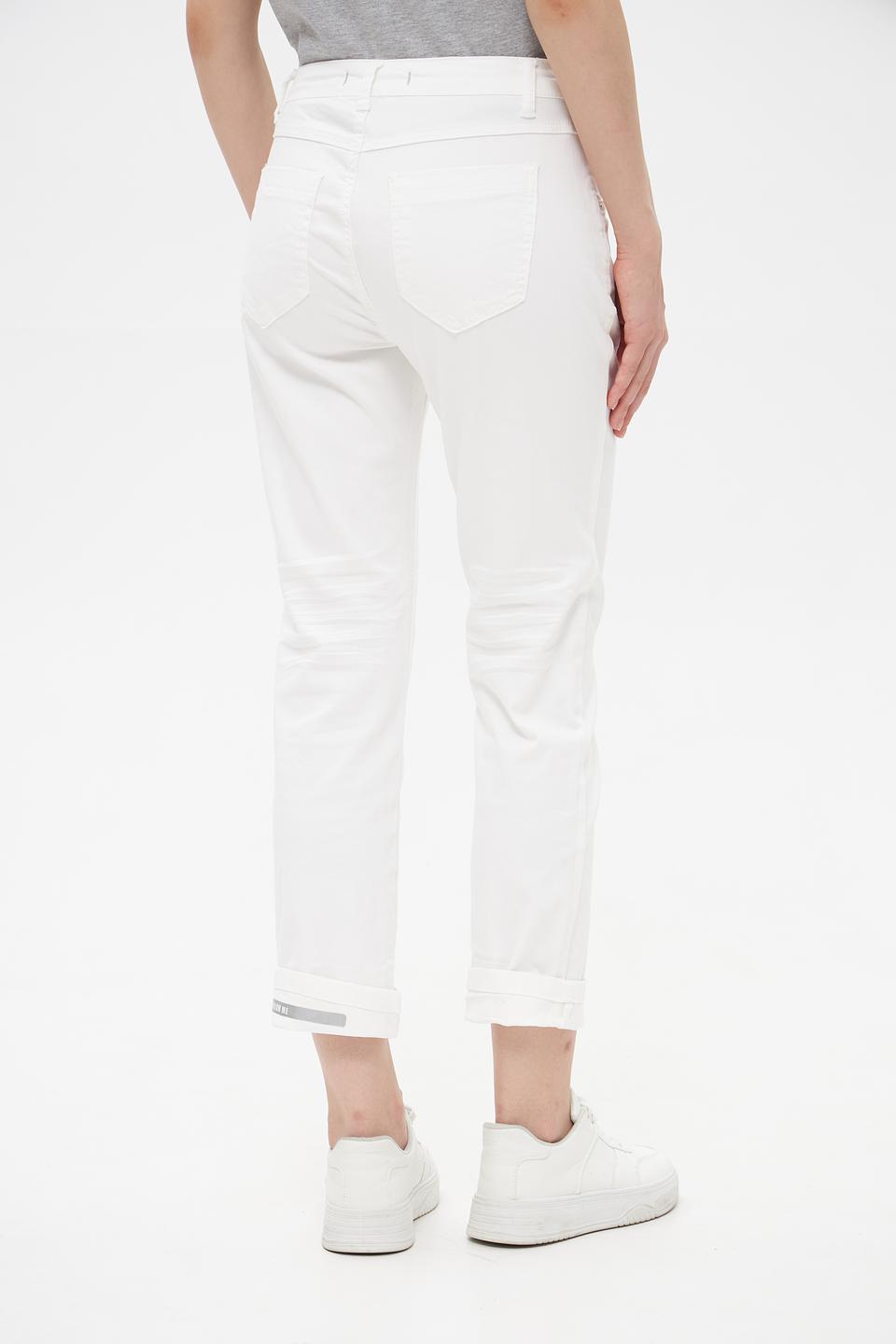 Брюки Suza белые с пуговицами