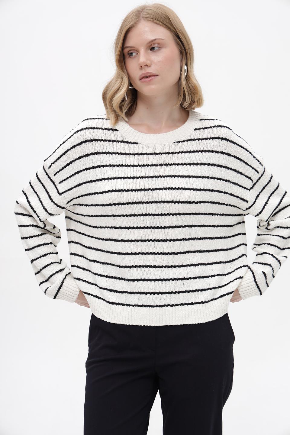 Пуловер Marc O Polo DENIM в полоску