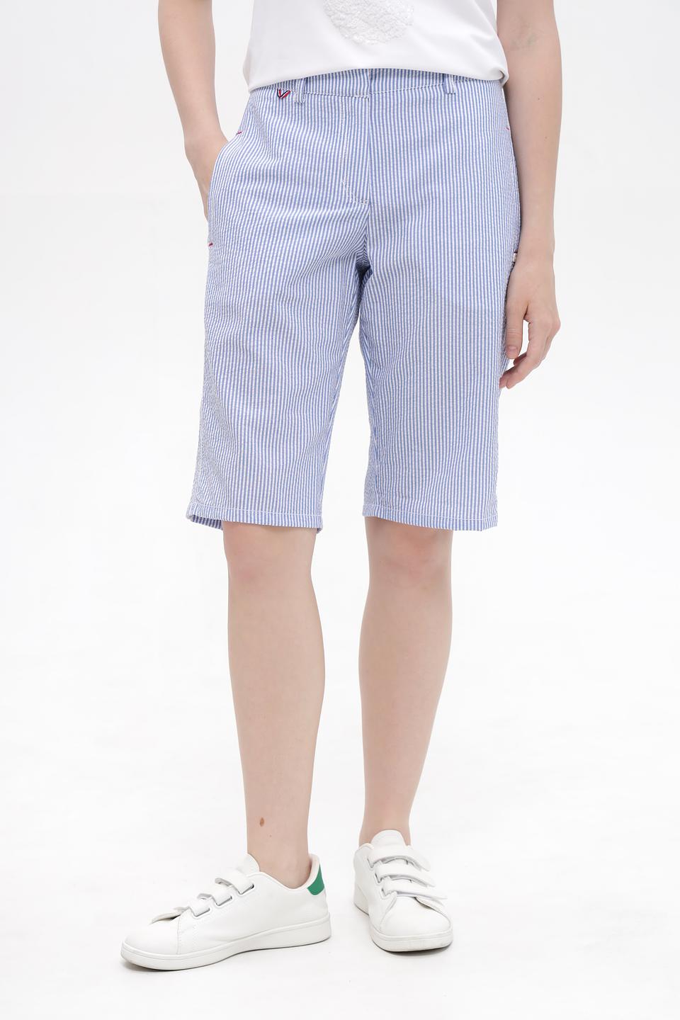 Шорты Ppep. в полоску голубую