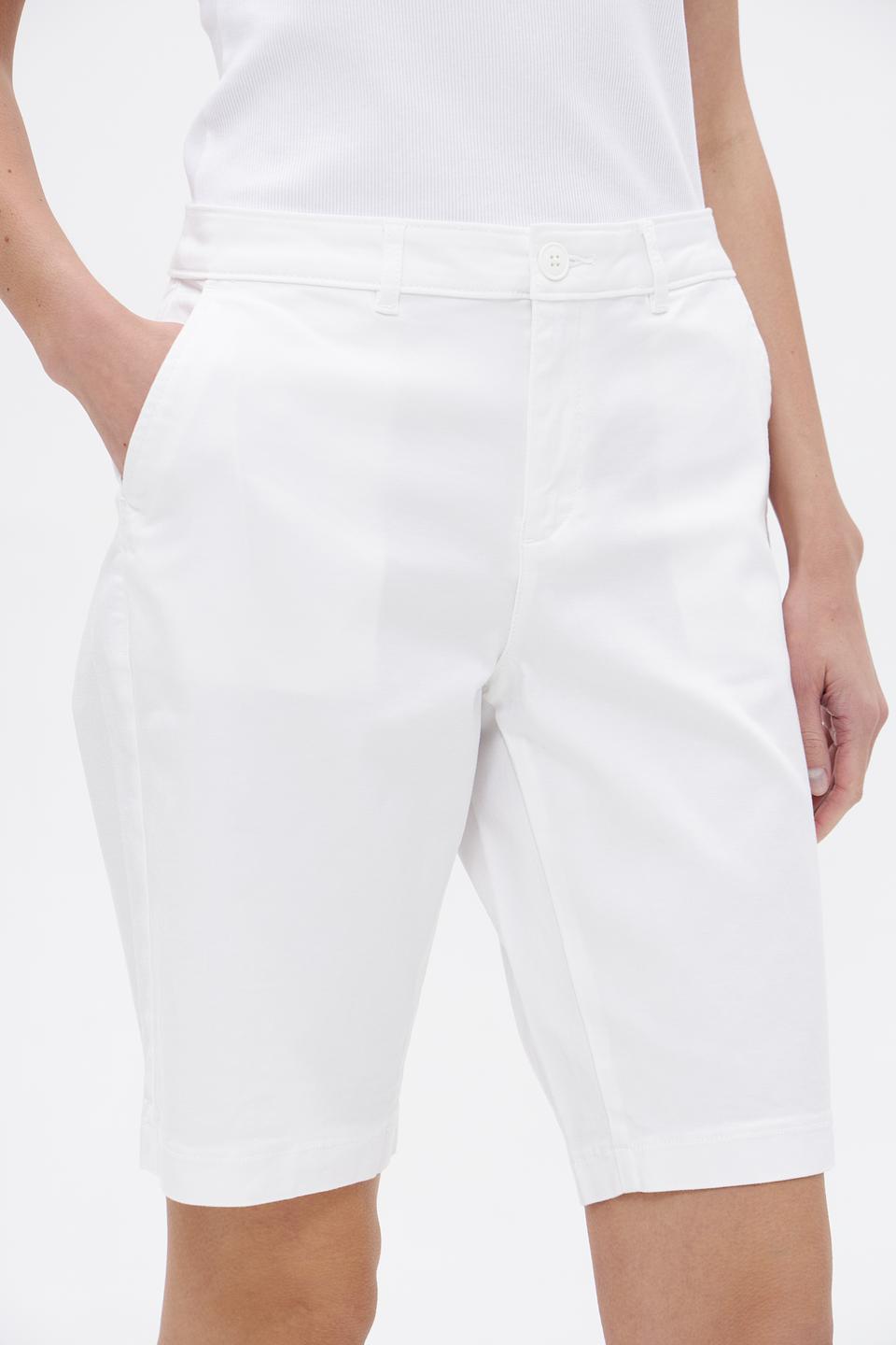 Шорты NYDJ белые прямые