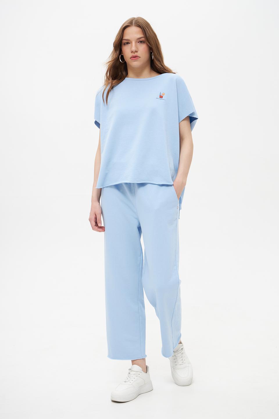 Брюки спортивные Marc Aurel голубые