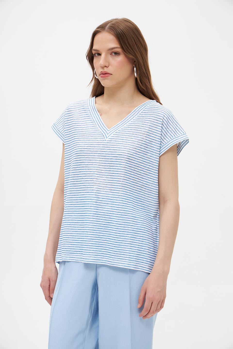 Пуловер Marc Aurel в полоску