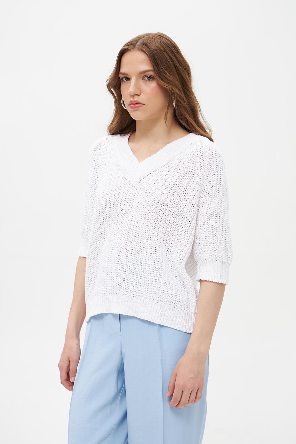 Пуловер Marc Aurel с V-образным вырезом