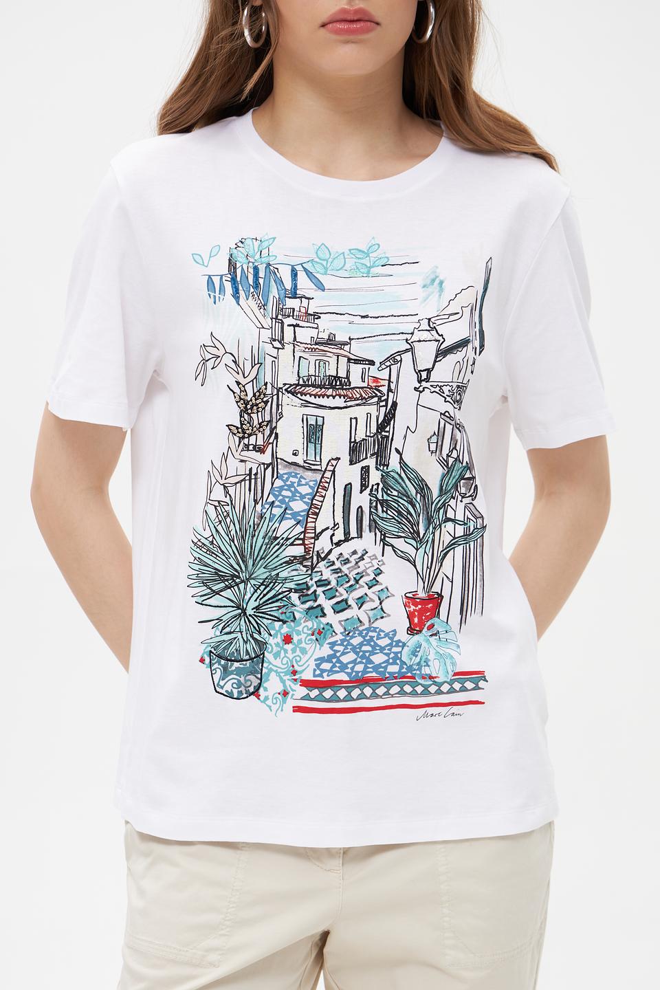 Футболка Marc Cain с принтом