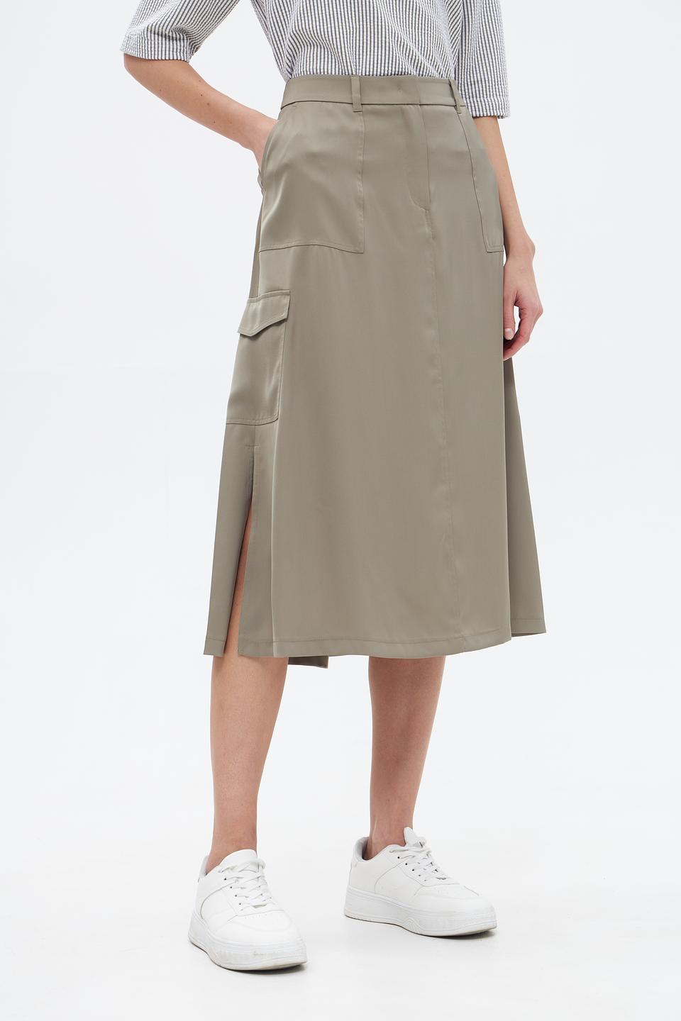 Юбка Betty Barclay хаки миди