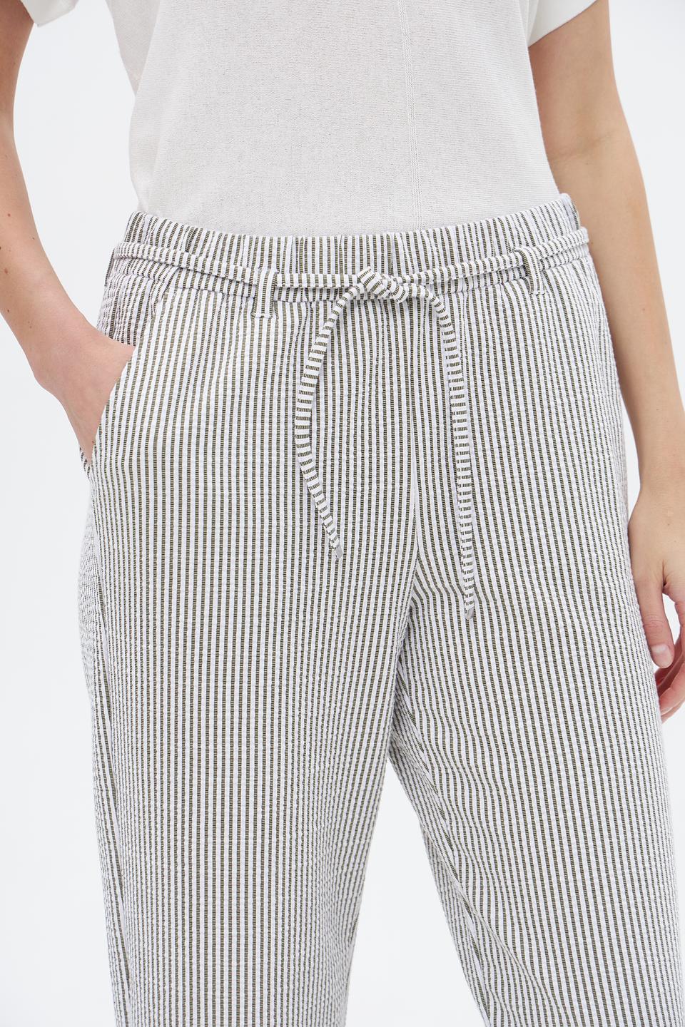 Брюки кюлоты Rabe collection в полоску