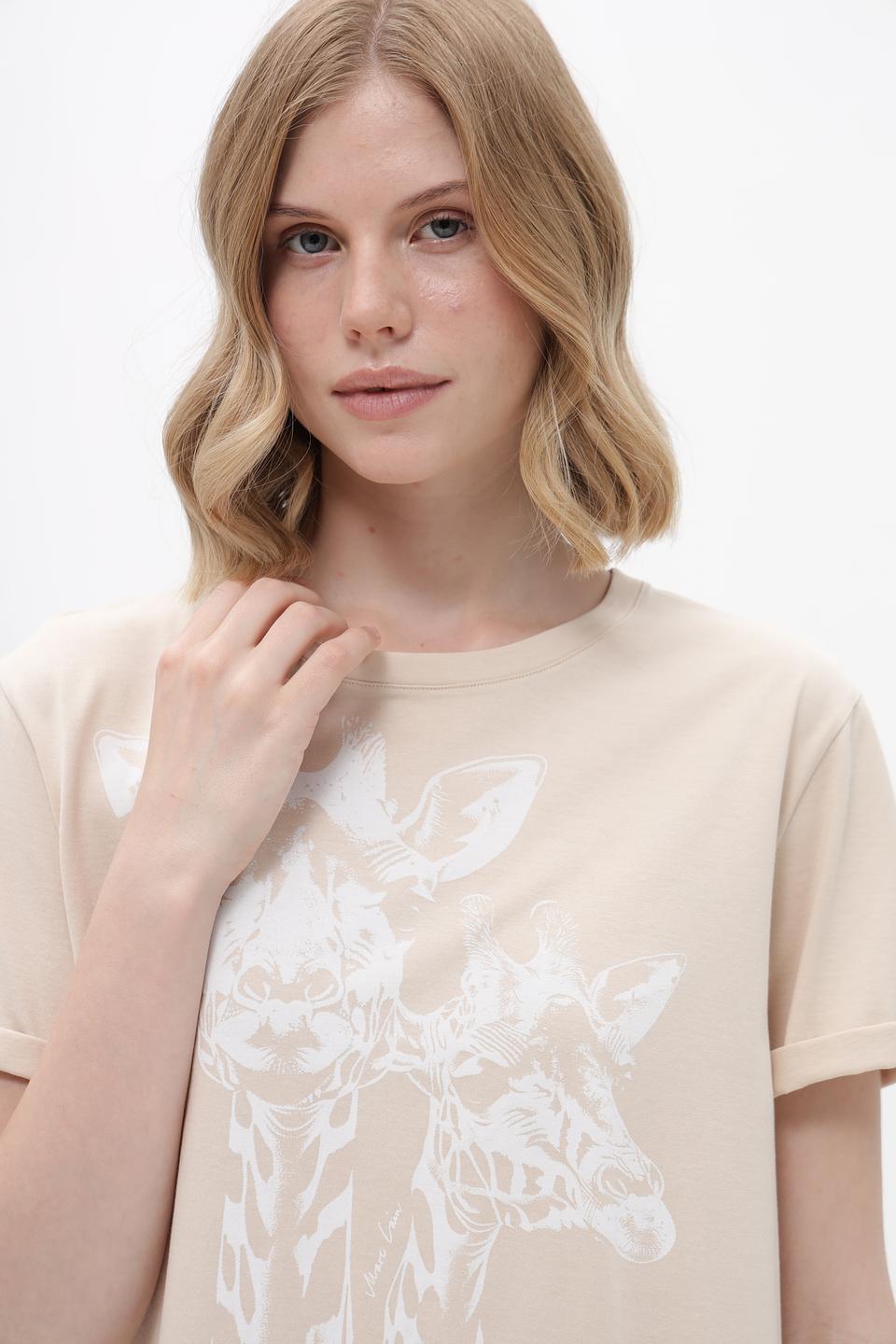 Футболка Marc Cain с жирафами