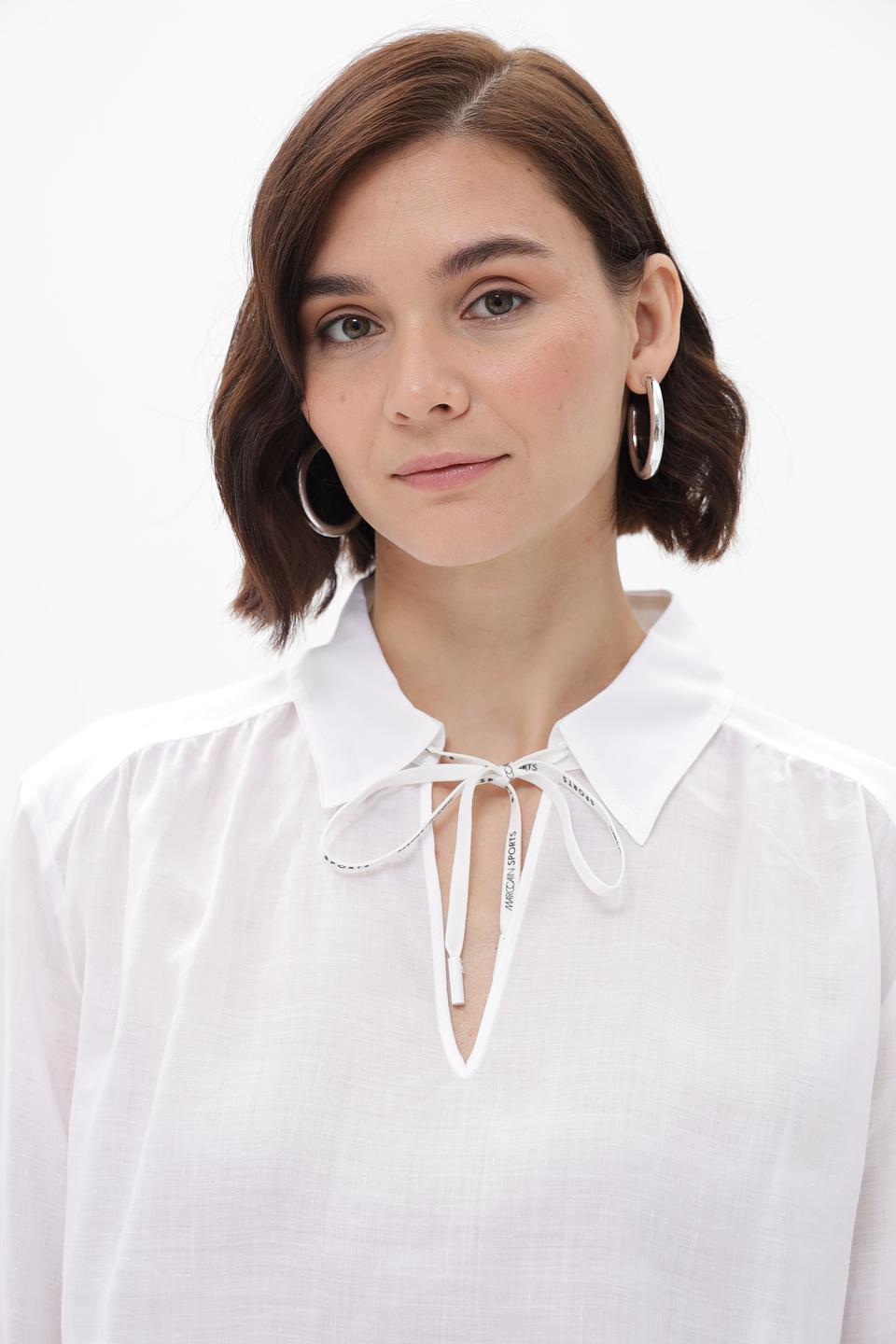 Блузка Marc Cain рами белая