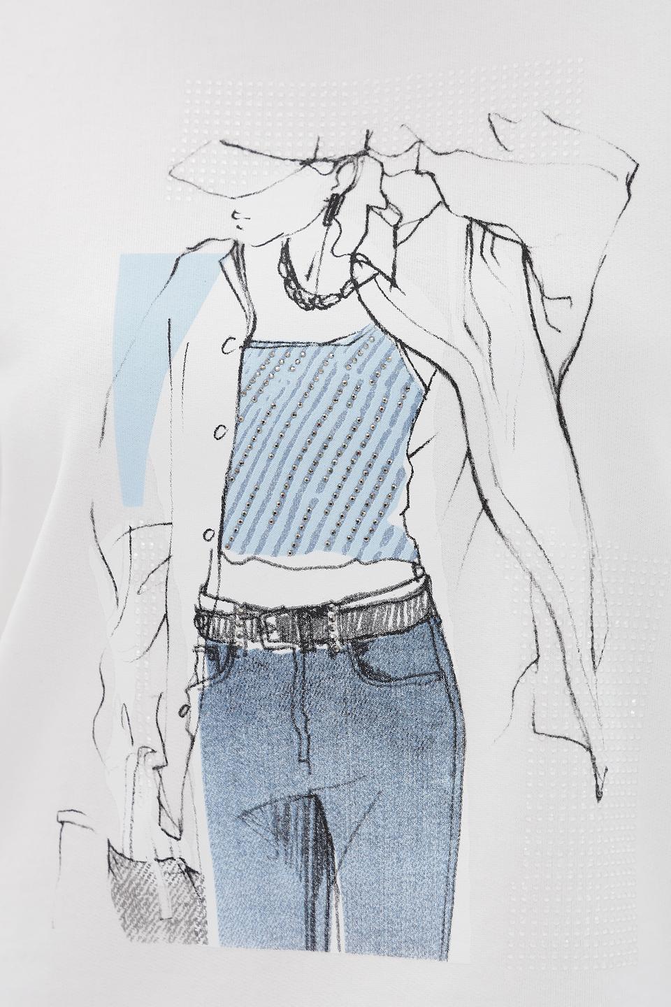 Футболка Monari с принтом