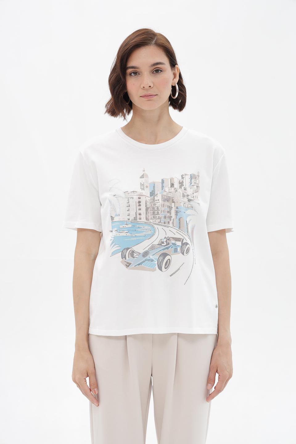 Футболка Monari с принтом