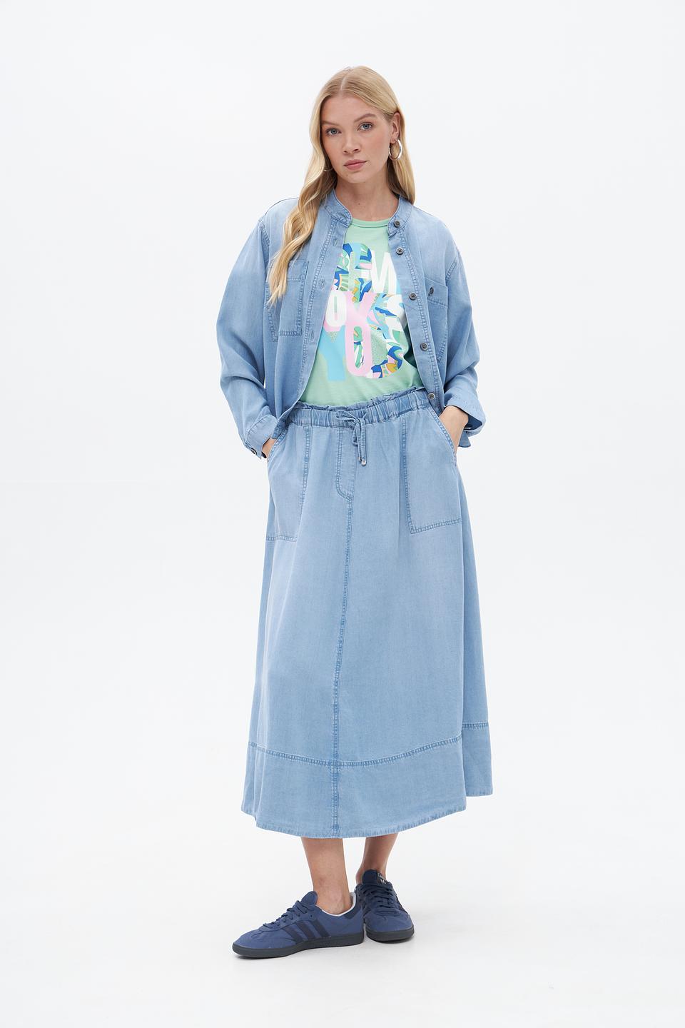 Жакет Lecomte джинсовый голубой