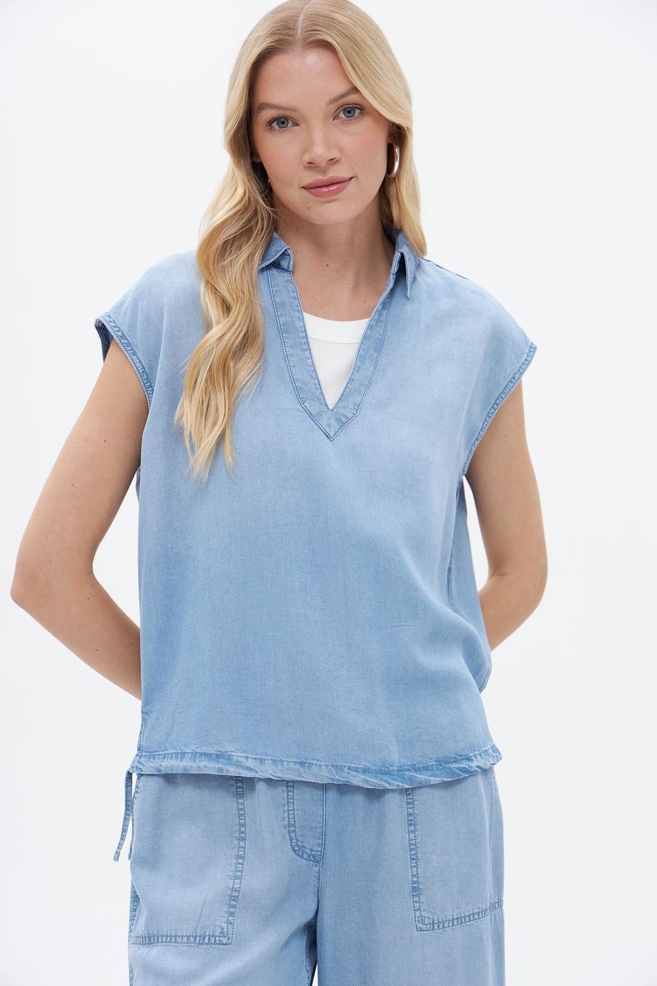 Блузка Lecomte из лиоцела